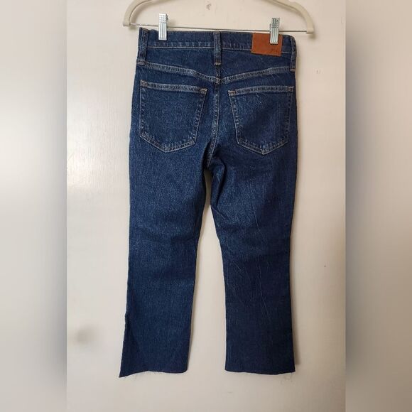 🌸J. Crew 9" Demi Billie Boot  Crop Jeans 24P Raw Hem NWT - Picture 2 of 3